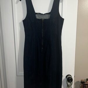 J Crew Denim midi dress